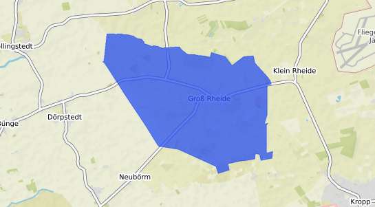 Bodenrichtwertkarte Gross Rheide